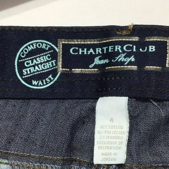Charter Club Classic Blue Jeans | Size 4 Comfort Waist - Picture 10 of 11
